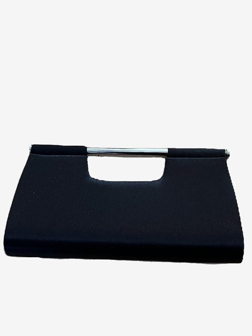 LA REGALE | Black Statin Clutch